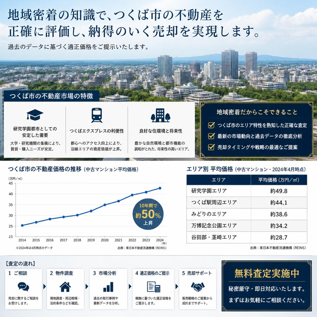 2. つくば市の特性を理解した査定
