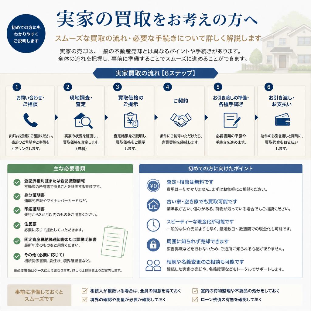 3. 住まなくなったおうちの買取方法